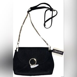 Mellow World Black Crossbody Bag with Chain Strap